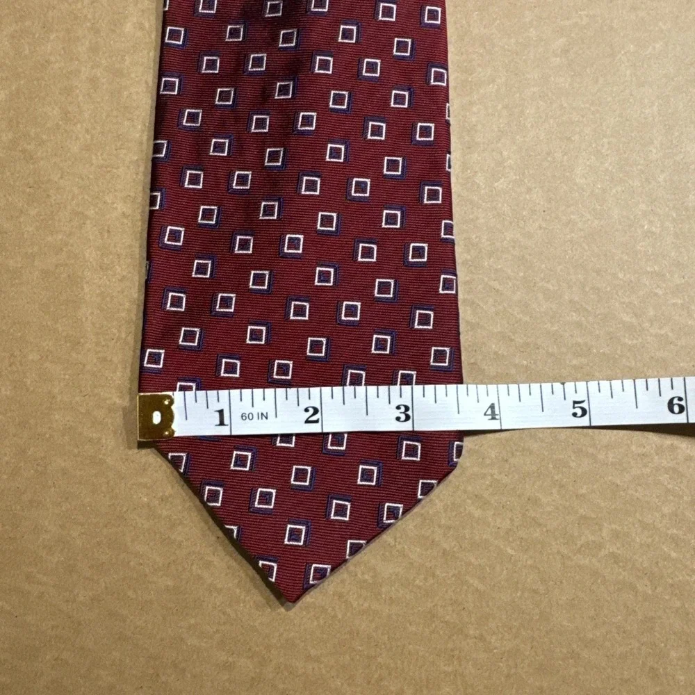 VTG LAUREN RALPH LAUREN Men's Tie‎ 100% Silk Brown Made in USA Classic Neckwear